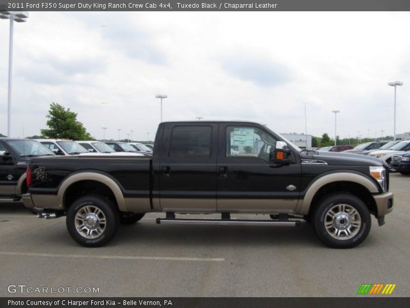 Tuxedo Black / Chaparral Leather 2011 Ford F350 Super Duty King Ranch Crew Cab 4x4