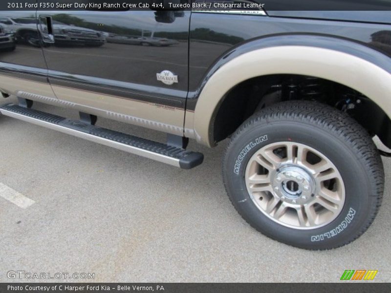 Tuxedo Black / Chaparral Leather 2011 Ford F350 Super Duty King Ranch Crew Cab 4x4