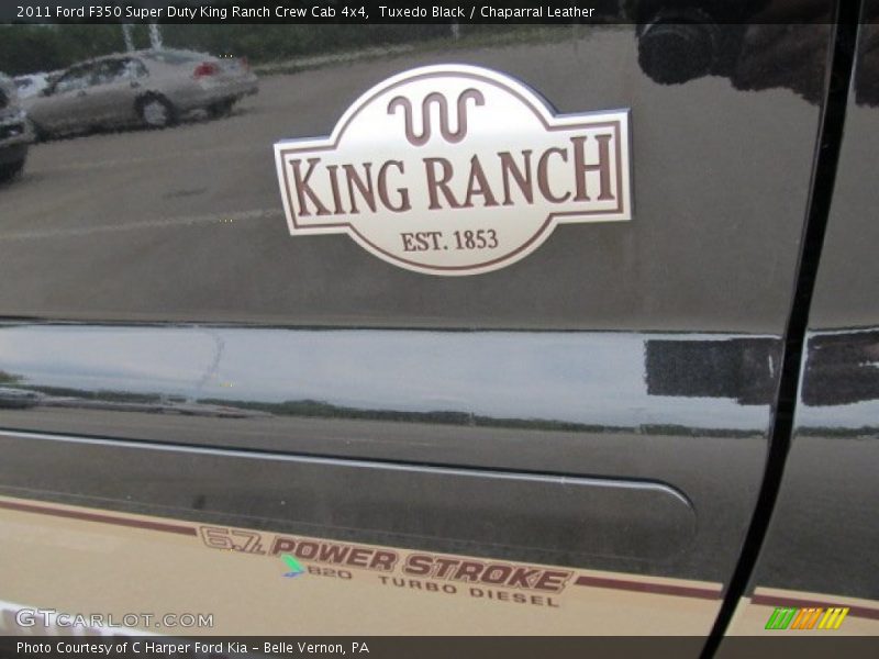 Tuxedo Black / Chaparral Leather 2011 Ford F350 Super Duty King Ranch Crew Cab 4x4