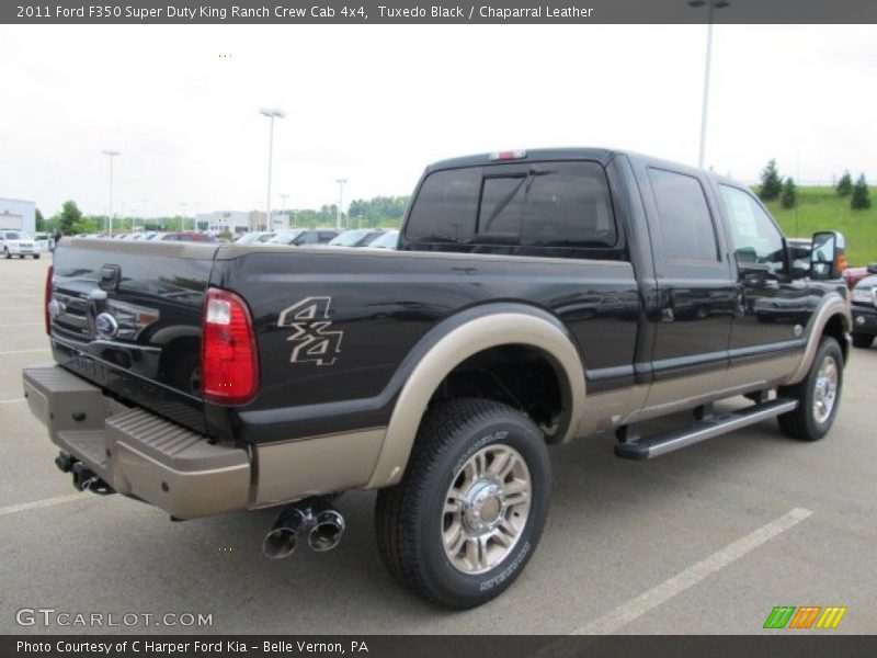 Tuxedo Black / Chaparral Leather 2011 Ford F350 Super Duty King Ranch Crew Cab 4x4