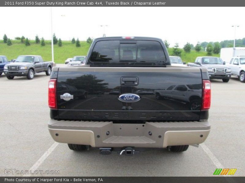 Tuxedo Black / Chaparral Leather 2011 Ford F350 Super Duty King Ranch Crew Cab 4x4
