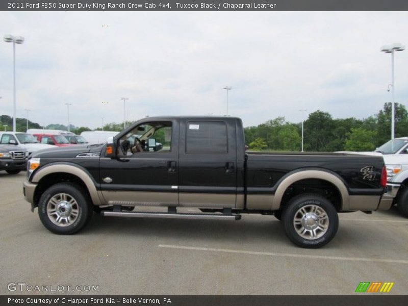 Tuxedo Black / Chaparral Leather 2011 Ford F350 Super Duty King Ranch Crew Cab 4x4