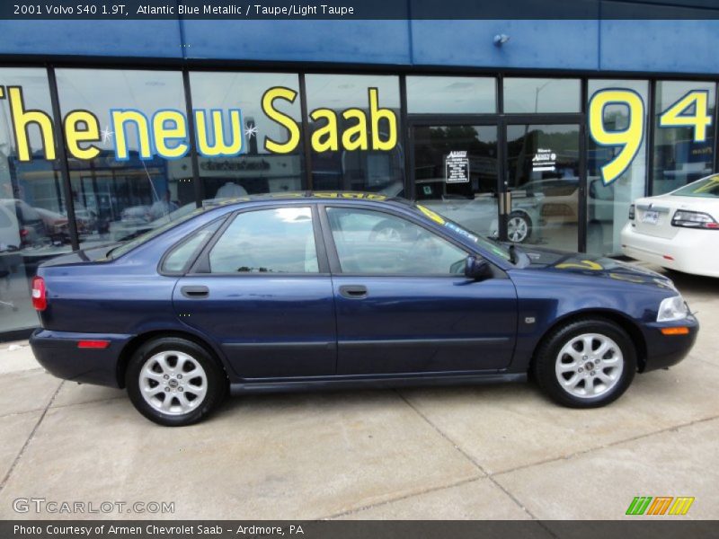 Atlantic Blue Metallic / Taupe/Light Taupe 2001 Volvo S40 1.9T
