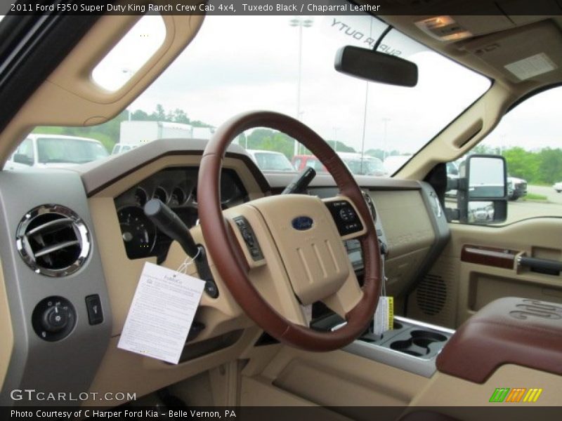 Tuxedo Black / Chaparral Leather 2011 Ford F350 Super Duty King Ranch Crew Cab 4x4
