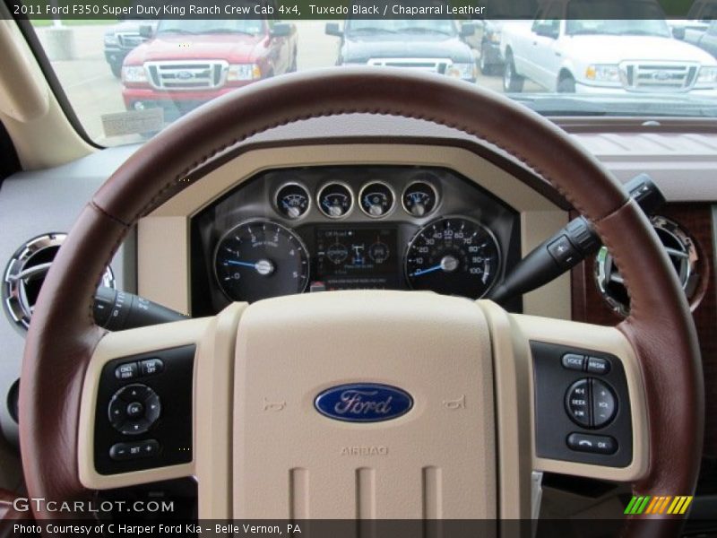 Tuxedo Black / Chaparral Leather 2011 Ford F350 Super Duty King Ranch Crew Cab 4x4