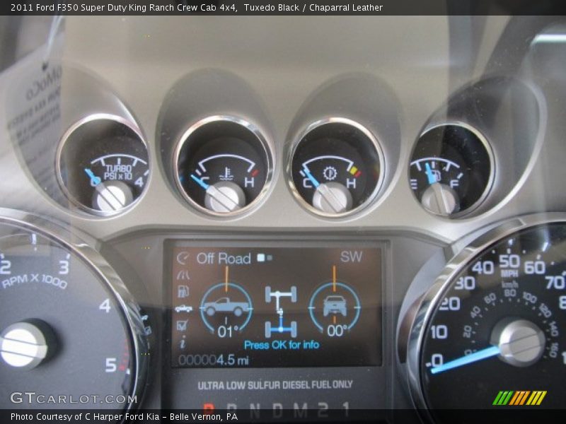 Tuxedo Black / Chaparral Leather 2011 Ford F350 Super Duty King Ranch Crew Cab 4x4