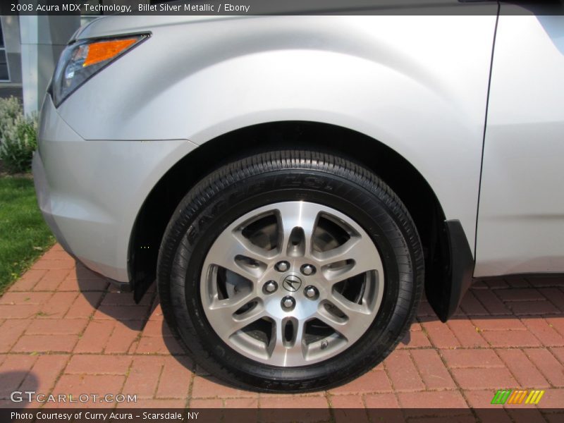 Billet Silver Metallic / Ebony 2008 Acura MDX Technology
