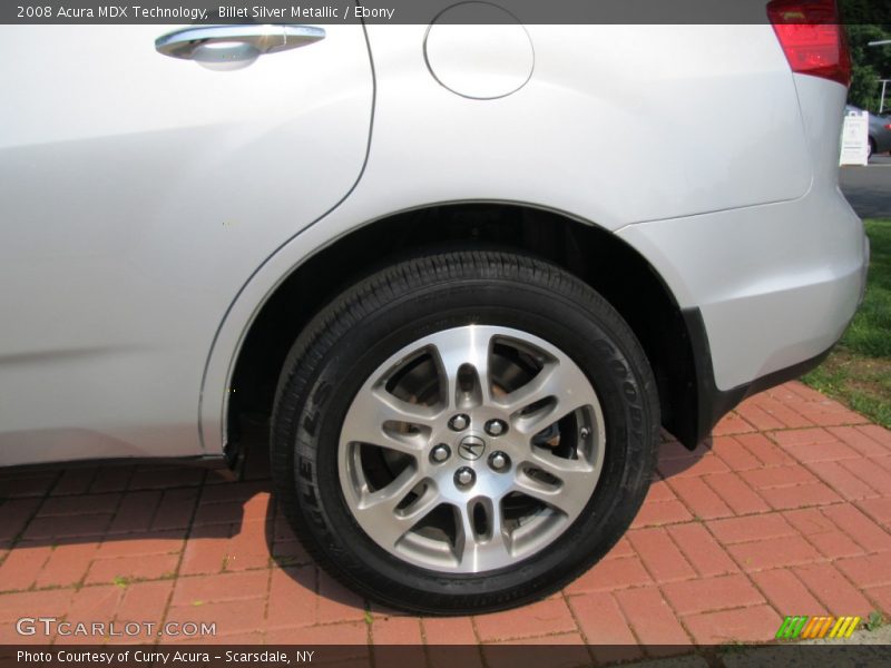 Billet Silver Metallic / Ebony 2008 Acura MDX Technology