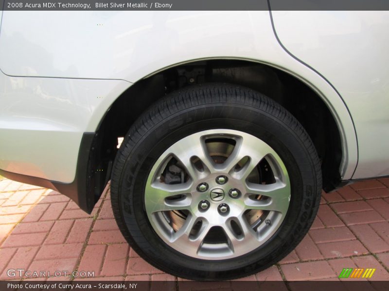 Billet Silver Metallic / Ebony 2008 Acura MDX Technology