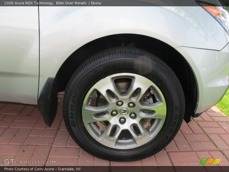 Billet Silver Metallic / Ebony 2008 Acura MDX Technology