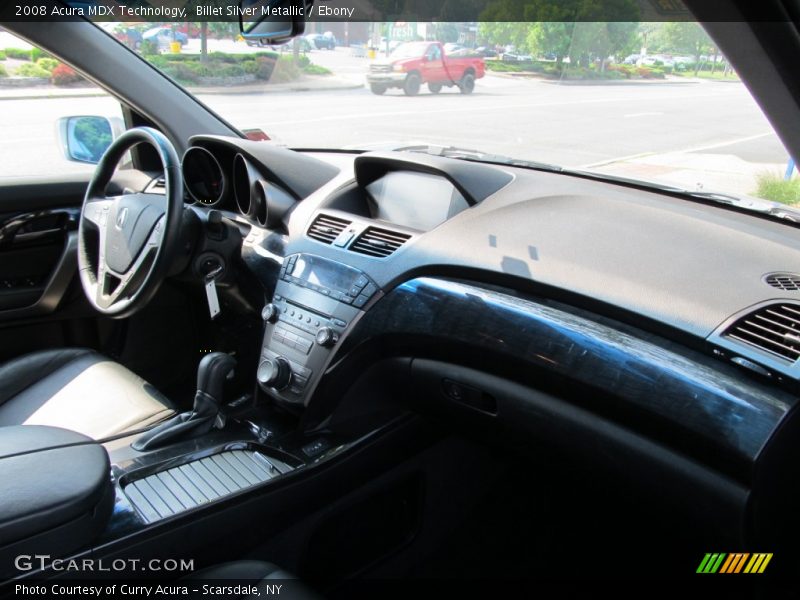 Billet Silver Metallic / Ebony 2008 Acura MDX Technology