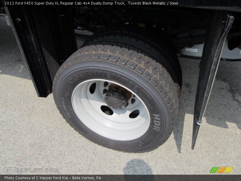  2011 F450 Super Duty XL Regular Cab 4x4 Dually Dump Truck Wheel