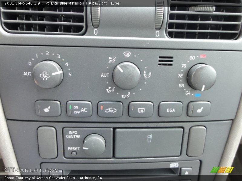 Controls of 2001 S40 1.9T