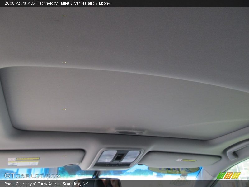 Billet Silver Metallic / Ebony 2008 Acura MDX Technology