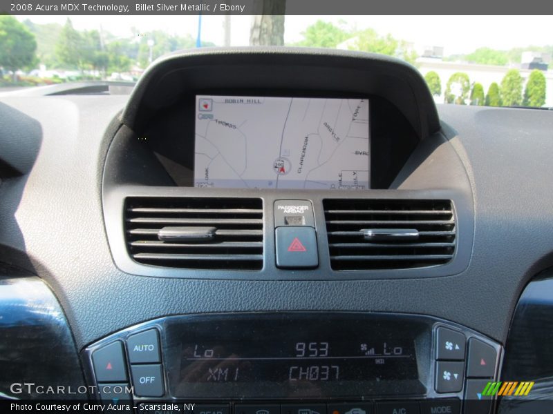 Billet Silver Metallic / Ebony 2008 Acura MDX Technology