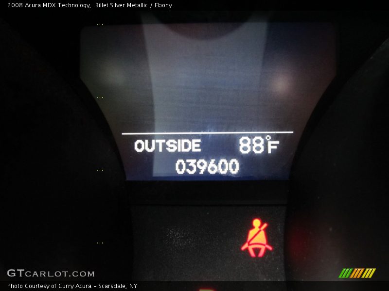 Billet Silver Metallic / Ebony 2008 Acura MDX Technology