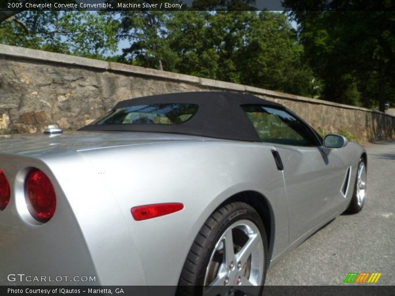 Machine Silver / Ebony 2005 Chevrolet Corvette Convertible