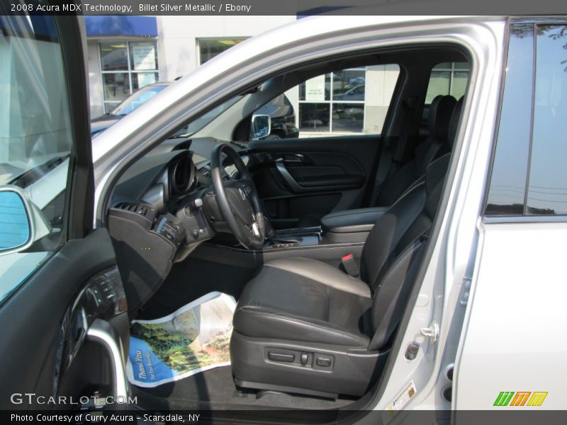 Billet Silver Metallic / Ebony 2008 Acura MDX Technology