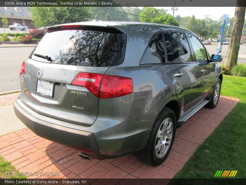 Sterling Gray Metallic / Ebony 2008 Acura MDX Technology