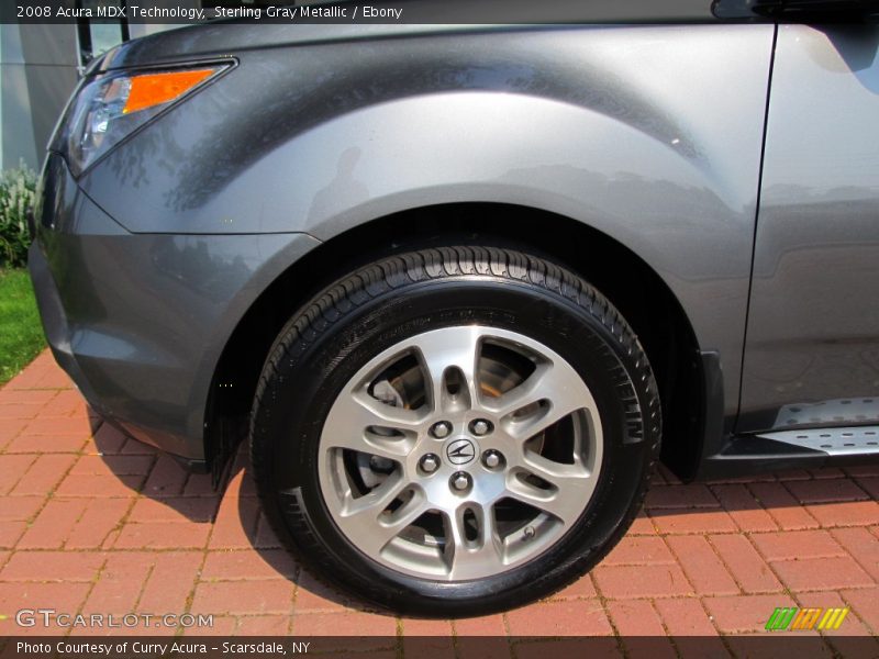 Sterling Gray Metallic / Ebony 2008 Acura MDX Technology