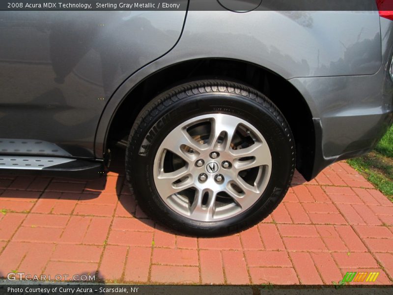 Sterling Gray Metallic / Ebony 2008 Acura MDX Technology