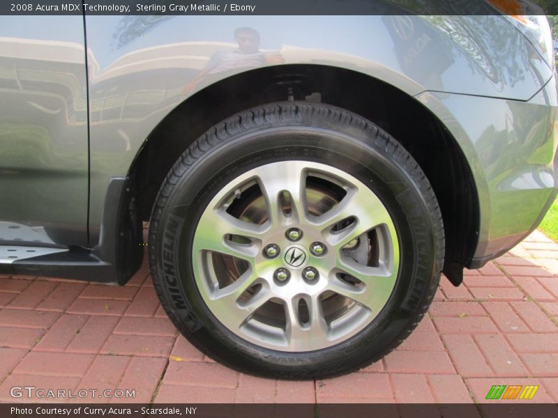 Sterling Gray Metallic / Ebony 2008 Acura MDX Technology