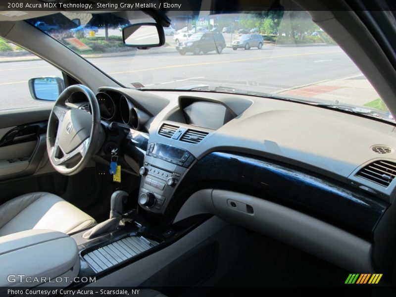 Sterling Gray Metallic / Ebony 2008 Acura MDX Technology