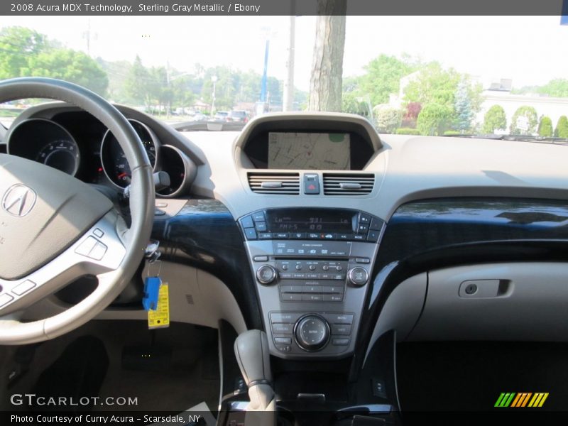 Sterling Gray Metallic / Ebony 2008 Acura MDX Technology