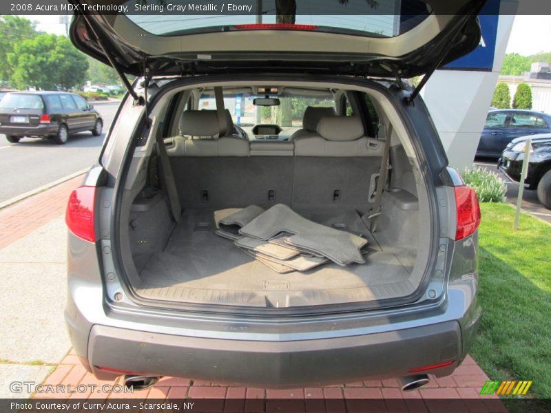 Sterling Gray Metallic / Ebony 2008 Acura MDX Technology