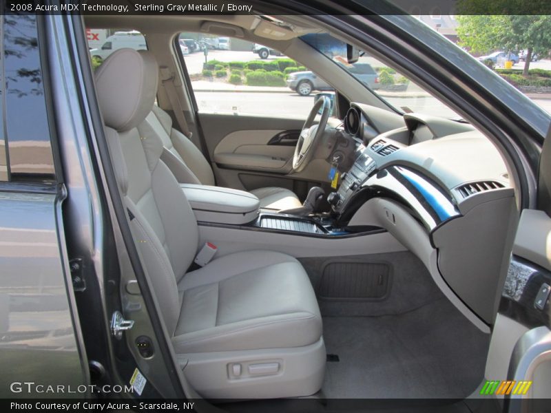 Sterling Gray Metallic / Ebony 2008 Acura MDX Technology