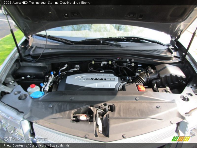 Sterling Gray Metallic / Ebony 2008 Acura MDX Technology