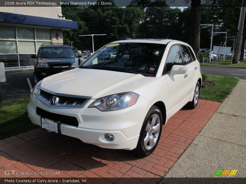 White Diamond Pearl / Ebony 2008 Acura RDX Technology