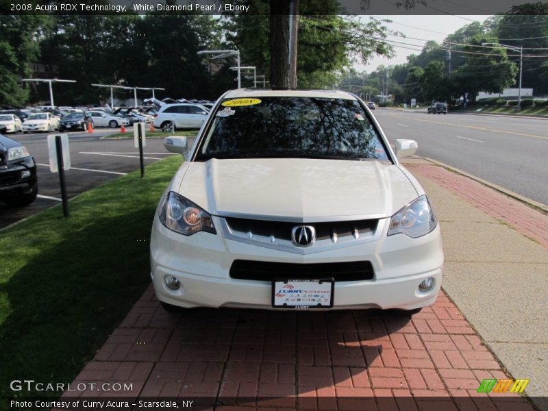 White Diamond Pearl / Ebony 2008 Acura RDX Technology