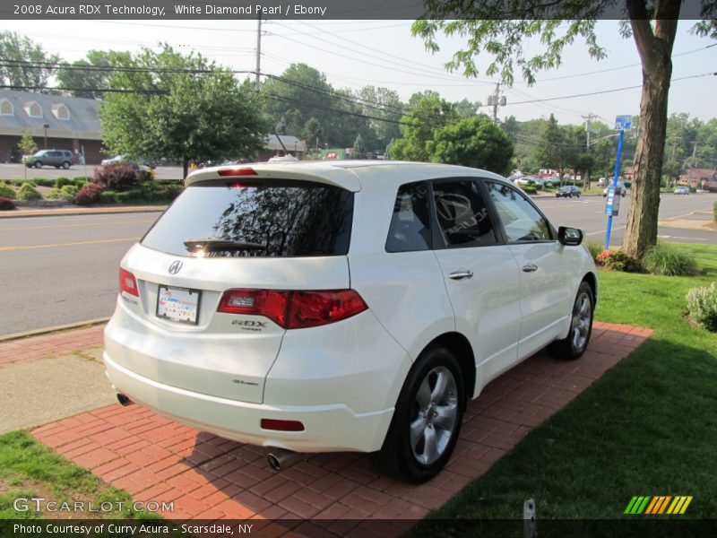 White Diamond Pearl / Ebony 2008 Acura RDX Technology