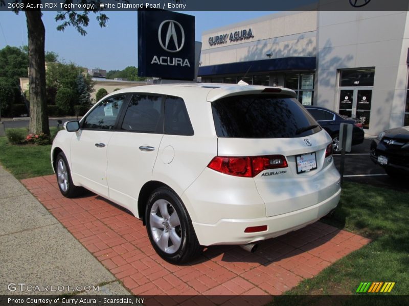 White Diamond Pearl / Ebony 2008 Acura RDX Technology