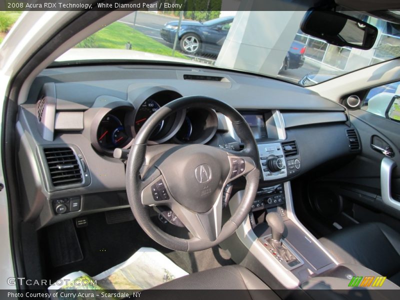 White Diamond Pearl / Ebony 2008 Acura RDX Technology