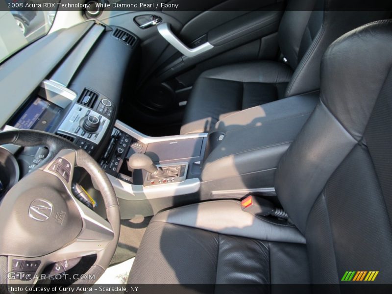 White Diamond Pearl / Ebony 2008 Acura RDX Technology