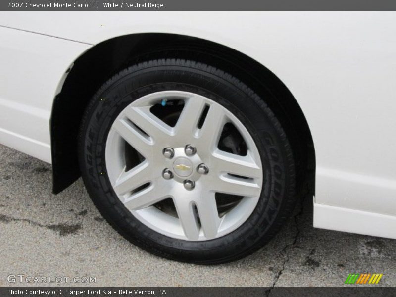 White / Neutral Beige 2007 Chevrolet Monte Carlo LT