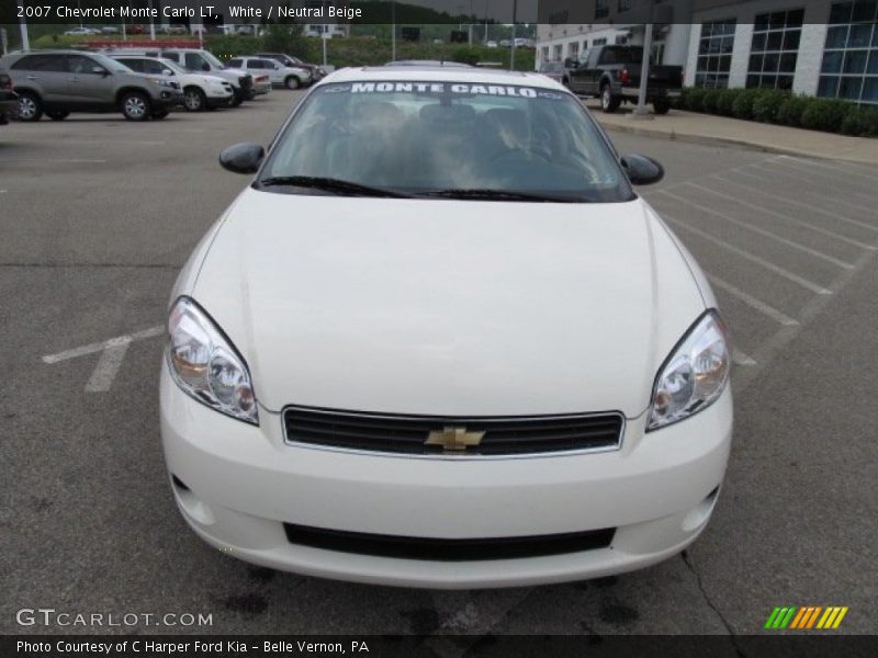 White / Neutral Beige 2007 Chevrolet Monte Carlo LT