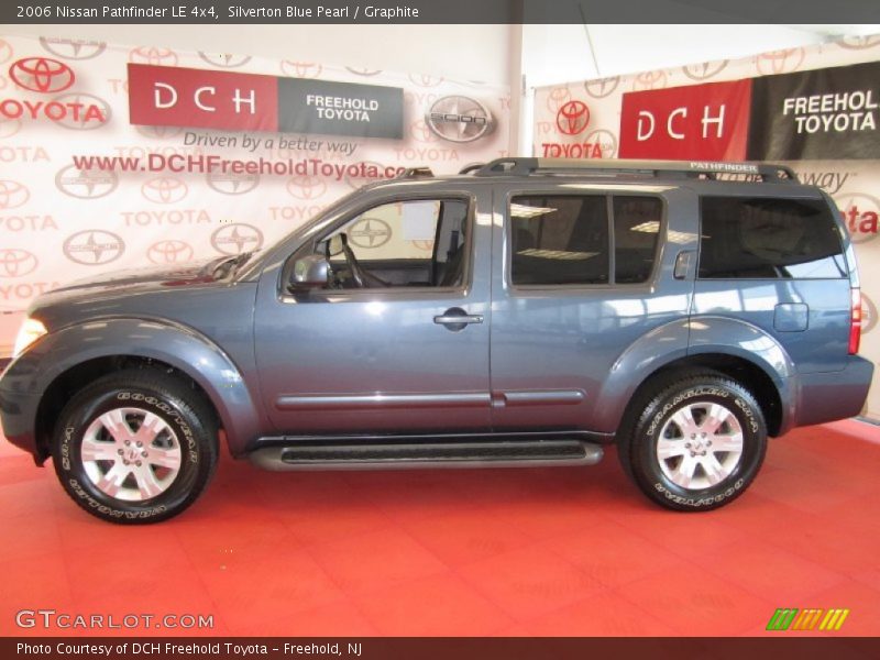 Silverton Blue Pearl / Graphite 2006 Nissan Pathfinder LE 4x4