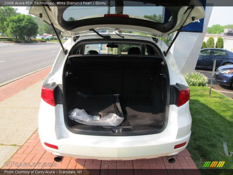 White Diamond Pearl / Ebony 2008 Acura RDX Technology