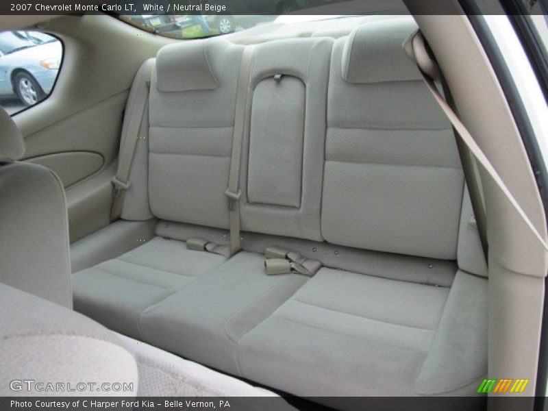 White / Neutral Beige 2007 Chevrolet Monte Carlo LT