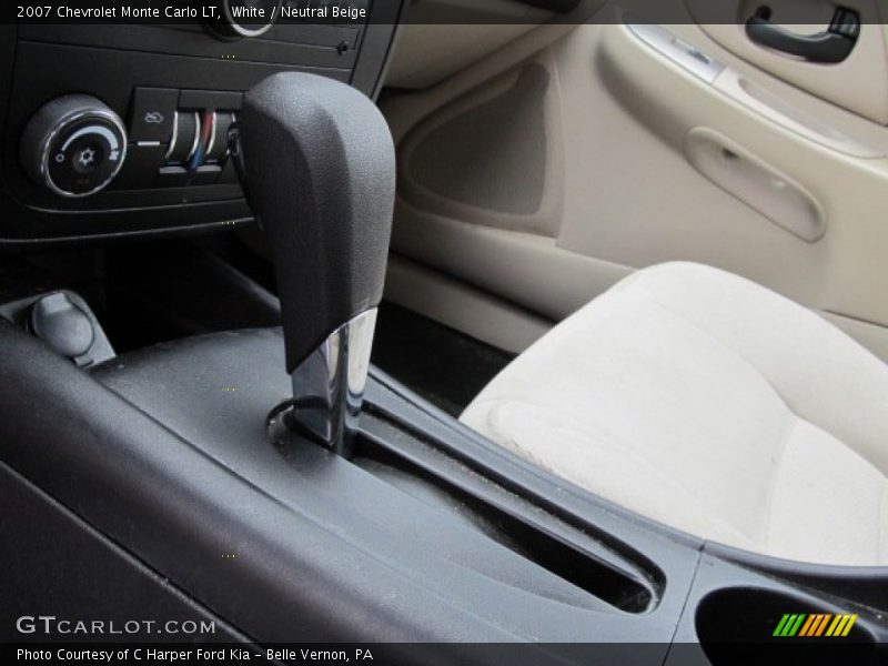 White / Neutral Beige 2007 Chevrolet Monte Carlo LT