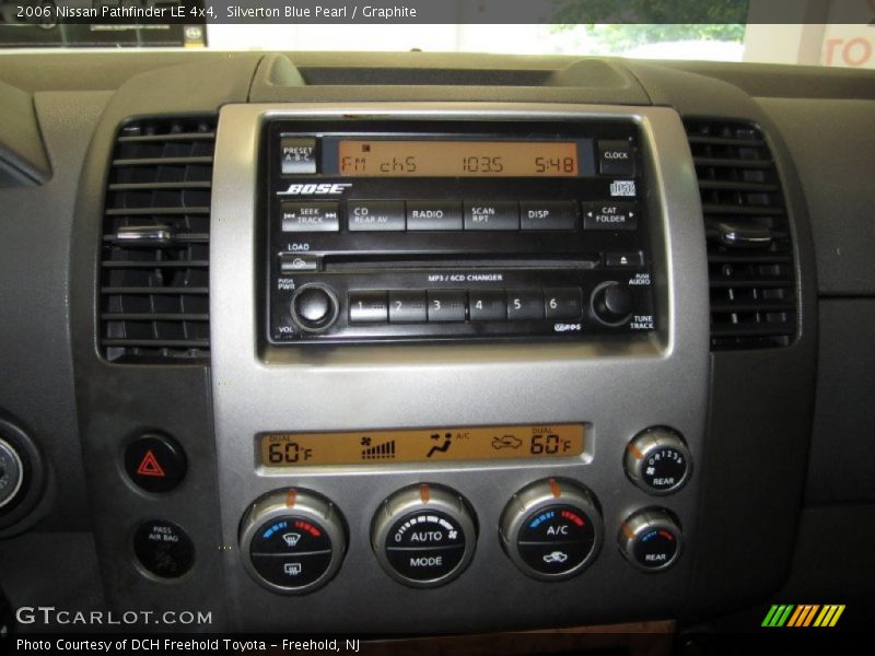 Silverton Blue Pearl / Graphite 2006 Nissan Pathfinder LE 4x4