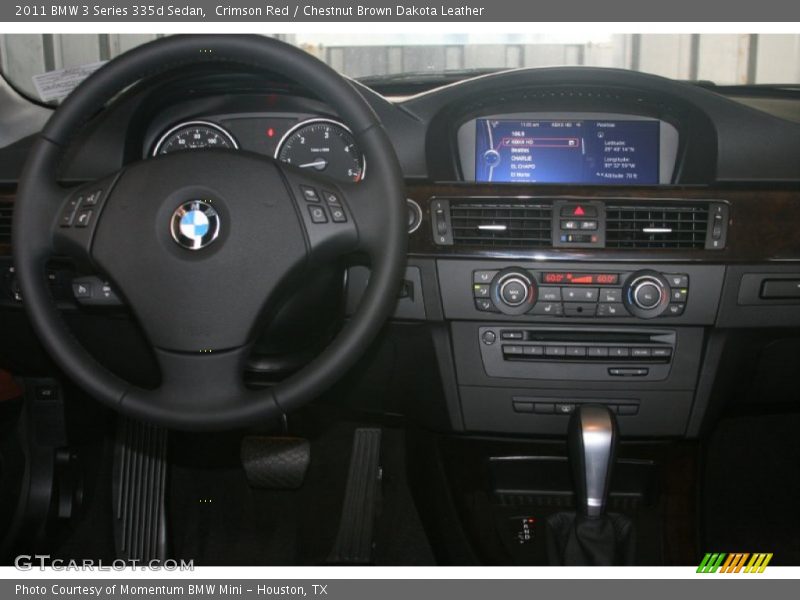 Crimson Red / Chestnut Brown Dakota Leather 2011 BMW 3 Series 335d Sedan