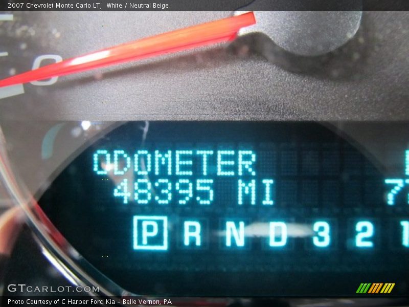 White / Neutral Beige 2007 Chevrolet Monte Carlo LT