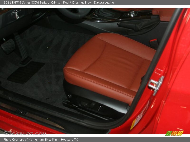  2011 3 Series 335d Sedan Chestnut Brown Dakota Leather Interior