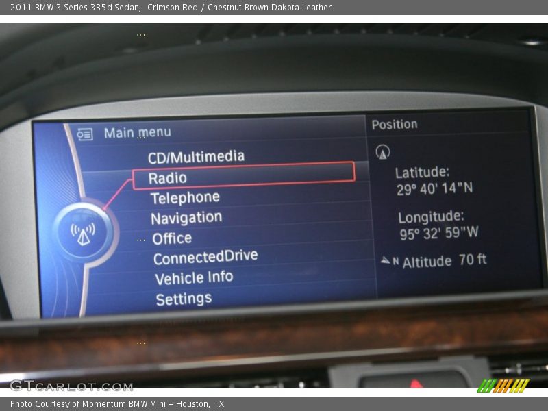 Crimson Red / Chestnut Brown Dakota Leather 2011 BMW 3 Series 335d Sedan