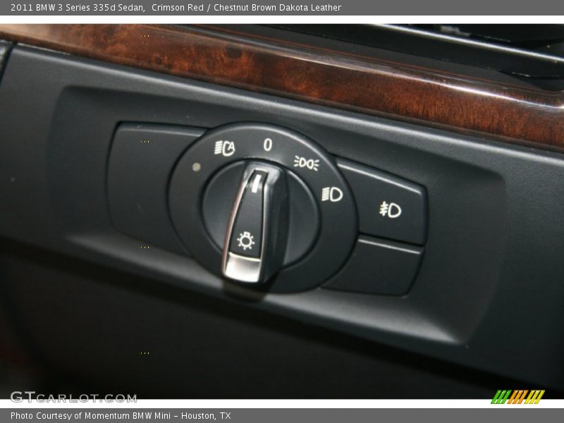 Crimson Red / Chestnut Brown Dakota Leather 2011 BMW 3 Series 335d Sedan