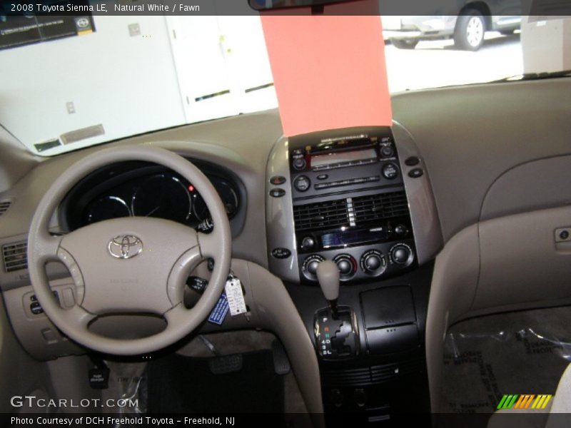 Natural White / Fawn 2008 Toyota Sienna LE
